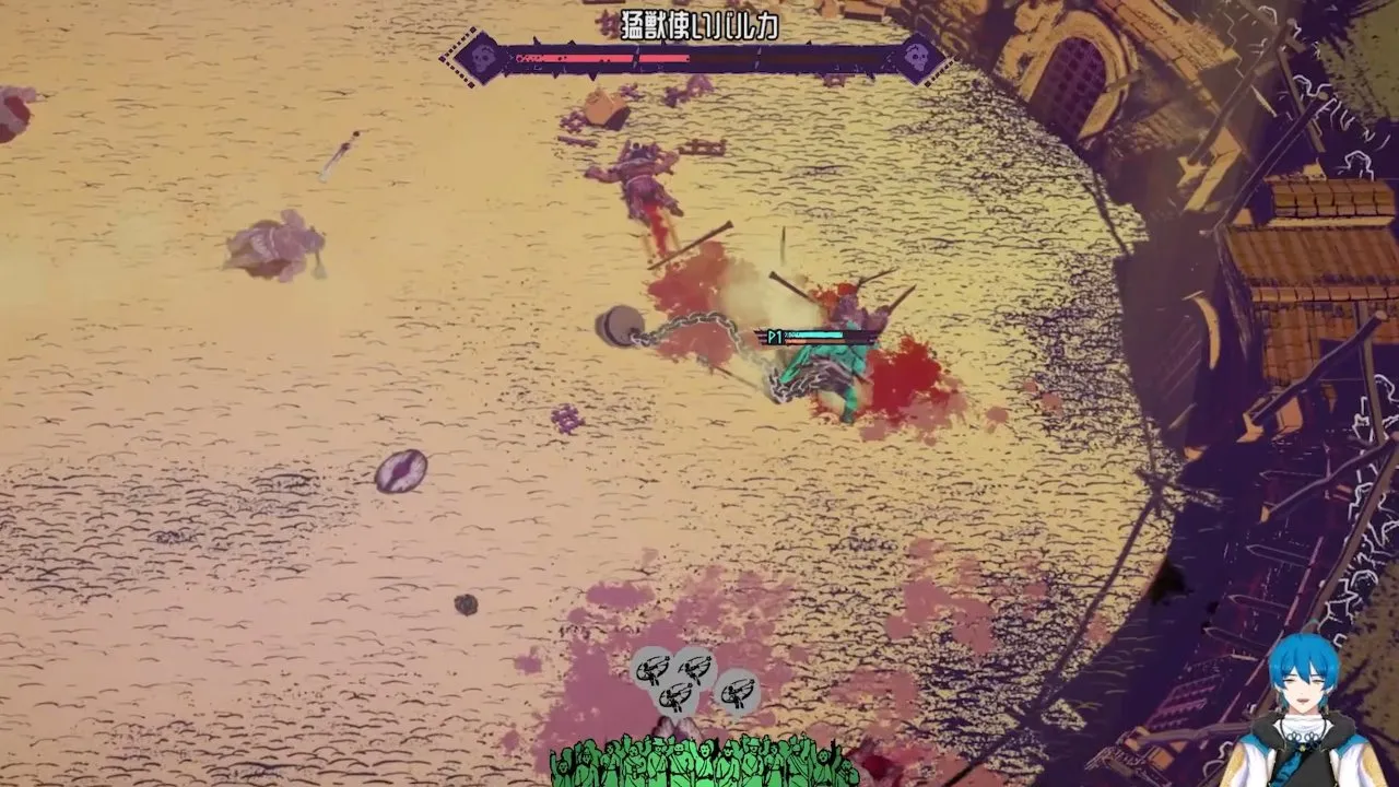 Chained Beasts walkthrough: fighting Beastmaster Barka in the sand arena of Carthage